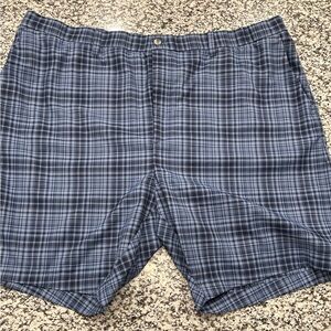 Callaway Navy Plaid Men's Shorts